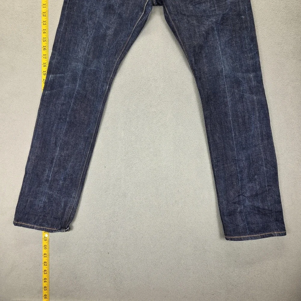 Gap Selvedge Jeans Mens‎ Blue Indigo Raw Slim Fly Fits 30x30